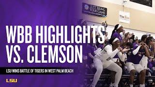 LSU Womens Basketball Highlights vs. Clemson
