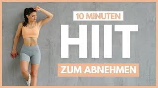 10 MIN HIIT CARDIO WORKOUT zum Abnehmen  Fettverbrennung anregen  ohne Springen  Tina Halder