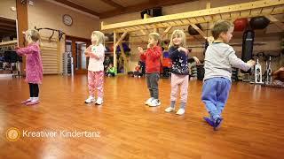 Kreativer Kindertanz im Familienzentrum Aktivita in Heuchelheim zwischen Gießen Wetzlar und Lahnau.