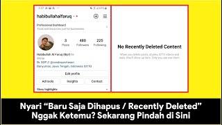 CONFUSED?  How to See Recently Deleted on Instagram 2023  Recently Deleted Instagram Not Showing?