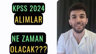 KPSS 2024 MEMUR ALIMLARI NE ZAMAN OLACAK?