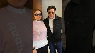 Hero no. 1 Govinda with wife Sunita Ahuja  #govinda #shorts #ytshorts #viral #youtubeshorts