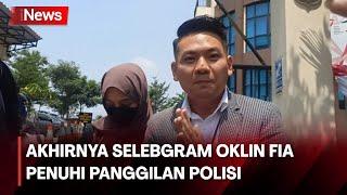 Selebgram Oklin Fia Penuhi Panggilan Polisi