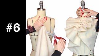 Creating fashion blouse by draping process I love draping method so much inspiration for You.