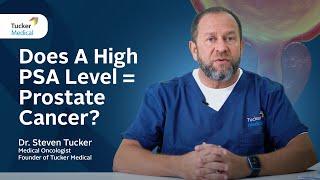 Does High PSA Levels = Prostate Cancer?  Dr Steven Tucker