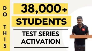 Test Series ActivationPendrive  CET Purchased Students  Kindly do this to get free access