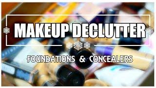 MY MAKEUP COLLECTION + DECLUTTER   FOUNDATIONS & CONCEALERS  HINA ATTAR