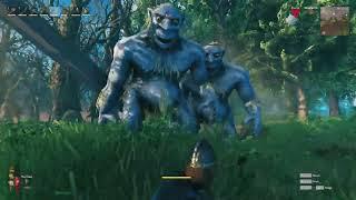 Valheim - Trolls taught a lesson for attacking base - fed to an Abomination 