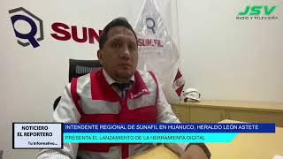 Entrevista al Intendente Regional de Huánuco Heraldo León vía El reportero - JSV Televisión