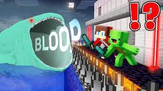 Security House vs BLOOP.EXE in Minecraft - Maizen JJ and Mikey