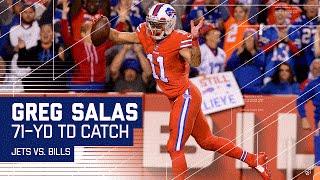 Tyrod Taylor Finds Former Jets WR Greg Salas for 71-Yard TD  Jets vs. Bills  NFL