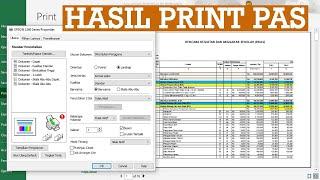 Cara Print Excel Agar Tidak Kecil dan Tidak Terpotong TERBARU