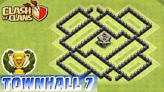 Clash of Clans - DEFENSE STRATEGY - Townhall Level 7 Farming CoC TH7 Defensive Strategy