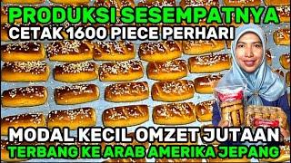 USAHA RUMAHAN ROTI JADUL PRODUSKI 1600 PCS OMZET JUTAAN RUPIAH TEMBUS ARAB AMERIKA JEPANG