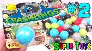 Крэшлингс 2 Метеор Мутанты атакуют Crashlings Meteor Mutants toy surprise Kinder Surprise