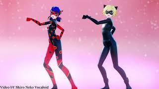 【MMD Miraculous】Shimmer Dance DRAGON BUG AND CHAT NOIR【60fps】