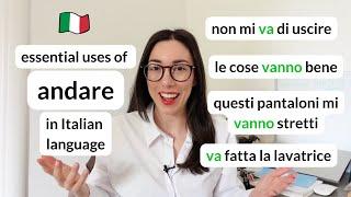 Italian verb Andare? I bet you didnt know these uses in daily conversation Subtitles