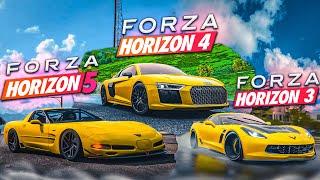 Я РЕШИЛ СРАВНИТЬ FORZA HORIZON 3 vs 4 vs 5 БОЛЬШАЯ ЛИ РАЗНИЦА В ГРАФИКЕ И В ФИЗИКЕ?