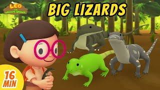 Big Lizards Minisode Compilation - Leo the Wildlife Ranger  Animation  For Kids  Family