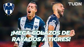 ¡76 AÑOS DE MONTERREY Los mejores goles de Rayados a Tigres en el Clásico Regio I TUDN