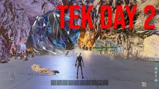 I Killed a kid with an Entire Base on Him? Tek Tier Day 2 - ARK Survival Ascended PvP