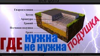 ПЕСЧАНАЯ ПОДУШКА В КАКИХ СЛУЧАЯХ НУЖНА И ГДЕ ОПАСНА  КАК ПРАВИЛЬНО СДЕЛАТЬ ПОДУШКУ ПОД ФУНДАМЕНТ