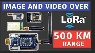 LoRa Image and Video transmission wireless  ML on EdgeX