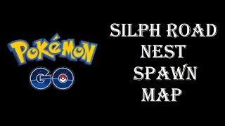 Pokemon Go Nest Spawn Map - The Silph Road - How To Use - Locations Tracker Atlas Coordinates