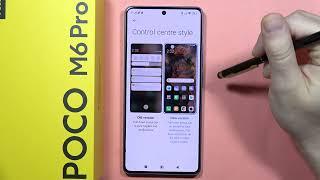 POCO M6 Pro Change Control Center Style - Set New or Old Version of Control Center in POCO M6 Pro