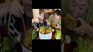 @isister#eating show#eating challenge#husband and wife eating food#eating#mukbang #asmr eating