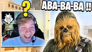 WTF GAME - M0NESY PLAYS FACEIT WITH CHEWBACCA ENG SUBS  CS2 FACEIT