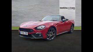 Abarth 124 Spider 1.4 MultiAir Euro 6 2-Door Convertible in Rosso Passione 32000 Miles - EF68 ZDD1