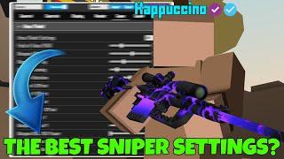 I Played with the BEST SNIPER SETTINGS in Krunker Ranked?