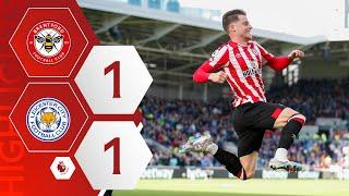 Brentford 1-1 Leicester City  Mathias Jensen scores again   Premier League Highlights