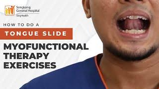 Do this to STOP SNORING and prevent SLEEP APNEA Tongue Slide - Myofunctional Therapy  1 of 5