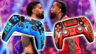 Custom Controller The Usos Jimmy Jey Yeet Main Event Bloodline Painted PS5