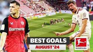 BEST GOALS in August  Xhaka Müller Openda or…?