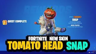 *NEW* Fortnite TOMATO HEAD Skin Style for SNAP Find Tover Tokens in Shifty Shafts