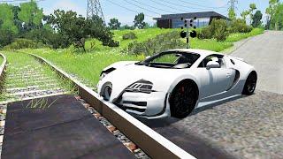 Cars vs Rails – BeamNG.Drive