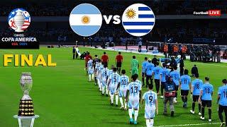 Argentina vs Uruguay - Final Copa America 2024 USA - Full Match All Goals  Realistic PES Gameplay