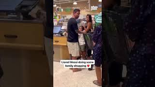 Lionel Messi was spotted at a Publix in Miami shopping with his family ️ via @whoopsee.it #shorts