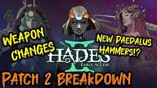 HUGE Weapon Changes in Patch #2  Hades 2