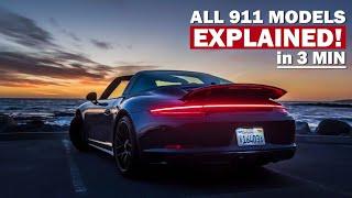 All 911 Models in 3 Minutes Understanding the Porsche 991.2 911 Range