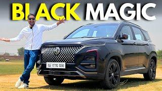 MG Hector Plus BLACKSTORM 2024  Looks Stunning in Black Colour 