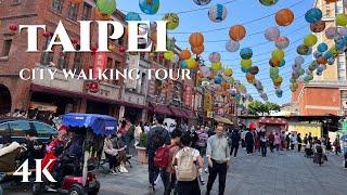 4K WALKTaiwan Taipei 2024 City Walking Tour 4K HDR 60fps