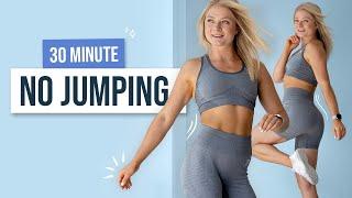 30 MIN NO JUMPING Cardio & Strength Workout - No Repeat Low Impact