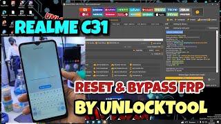 Realme C31  RMX3501  Reset & Bypass Frp  Via UnlockTool