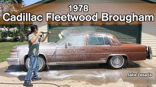 Sun Joe SPX3000 Electric Pressure Washing The 1978 Cadillac.