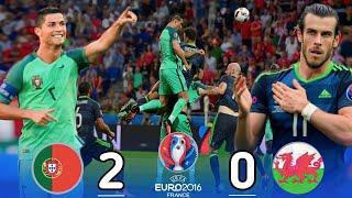 Portugal 2-0 Wales- FIFA EURO 2016 Semi Finale Extended Highlights Goals.. HD