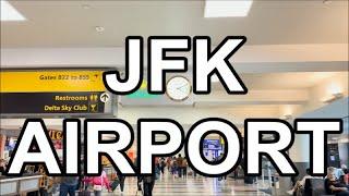 BEST John F. Kennedy International Airport 4K Walking Tour 2023  Terminal 4  REVIEW BY NEW YORK